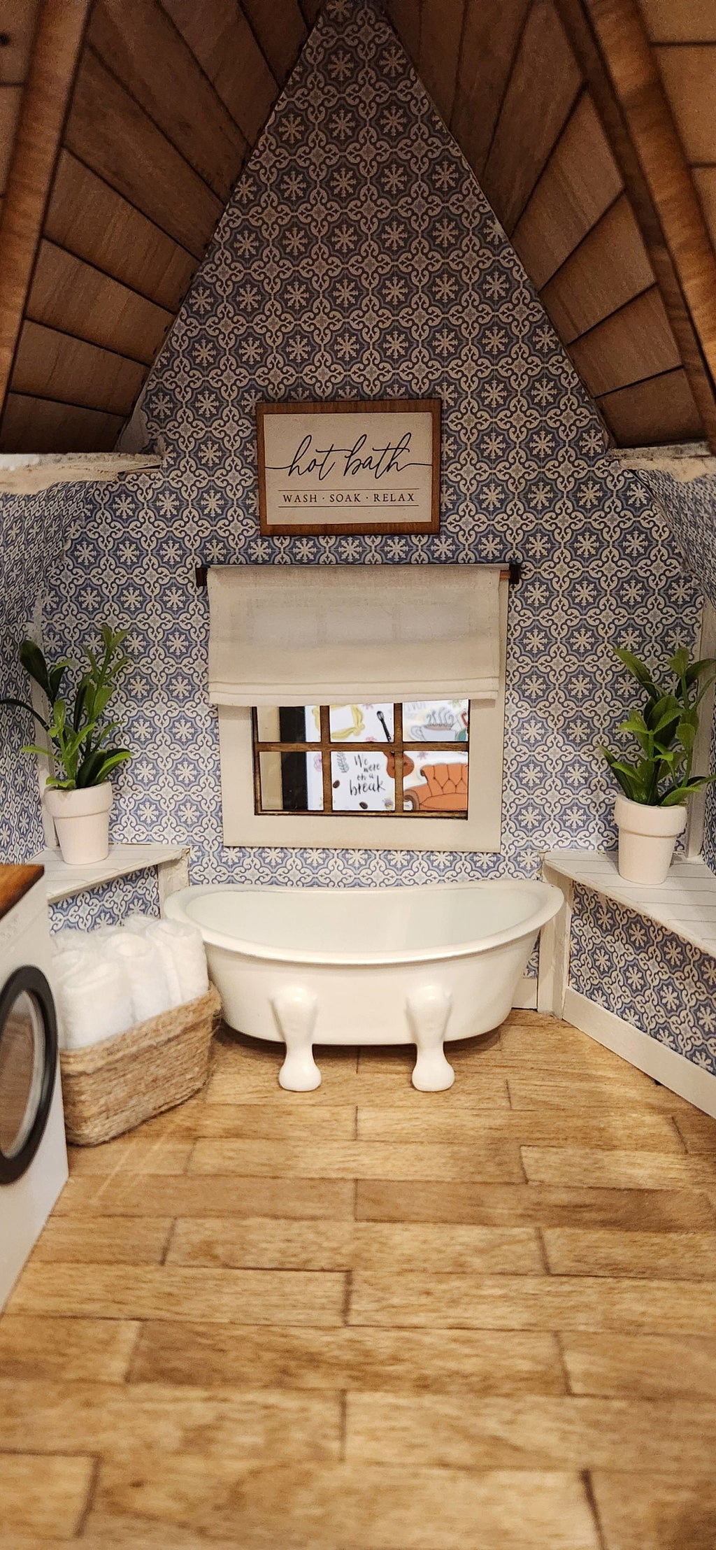 Modern Farmhouse Revival: Custom Renovated Vintage Dura-Craft Newberg Dollhouse
