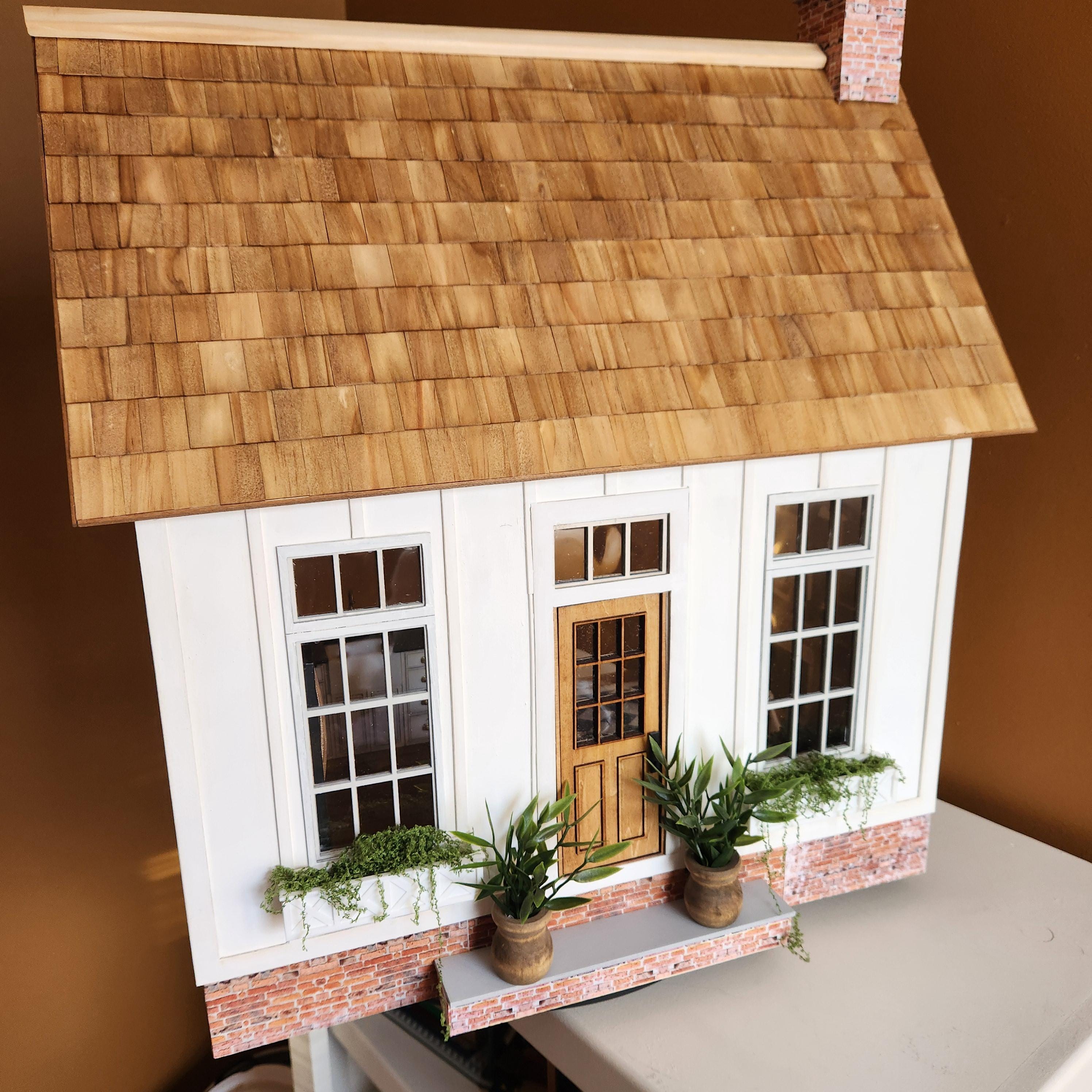 Custom 1:12 Scale Miniature Dollhouse – “Small but Mighty” - Handmade Heirloom