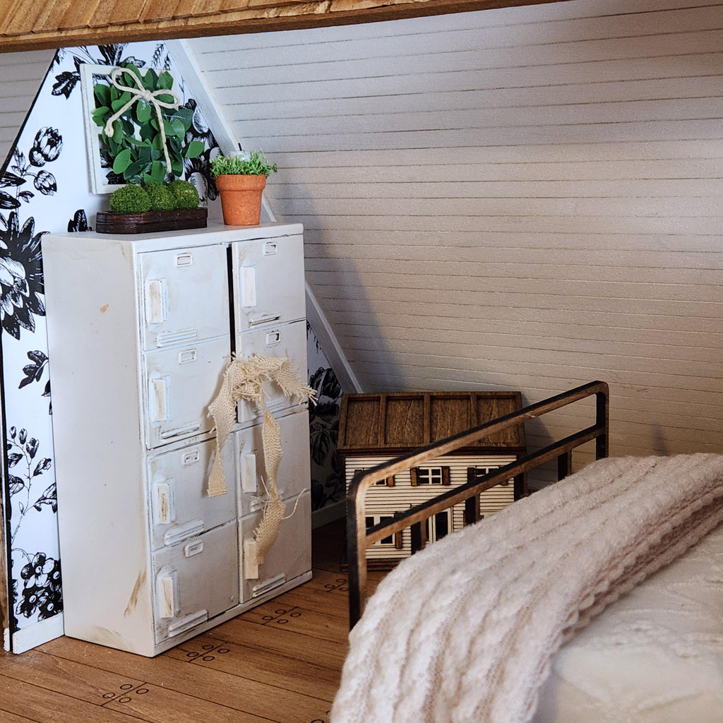 Fully Furnished 1:12 Custom Luxury Miniature Dollhouse Home