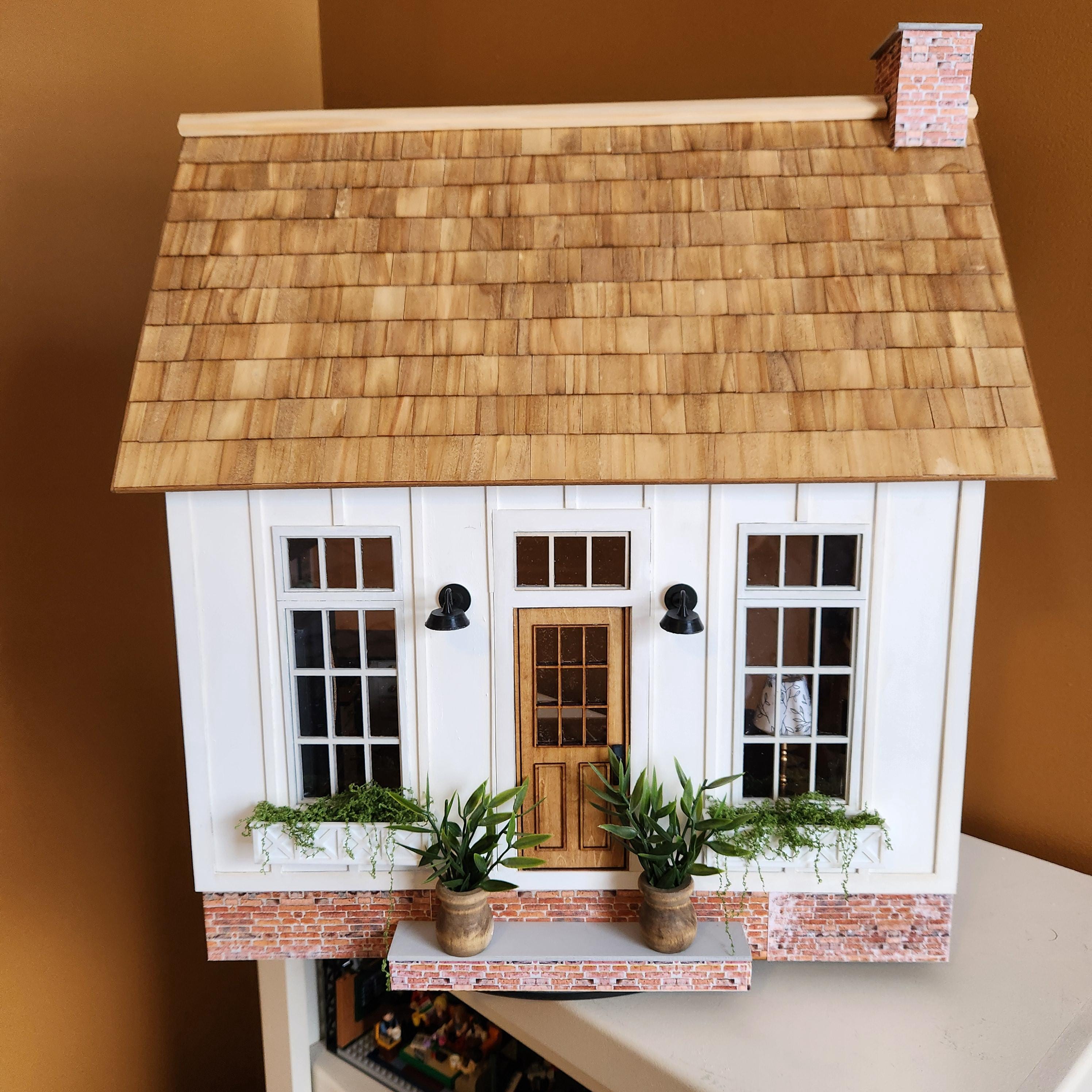 Fully Furnished 1:12 Custom Luxury Miniature Dollhouse Home