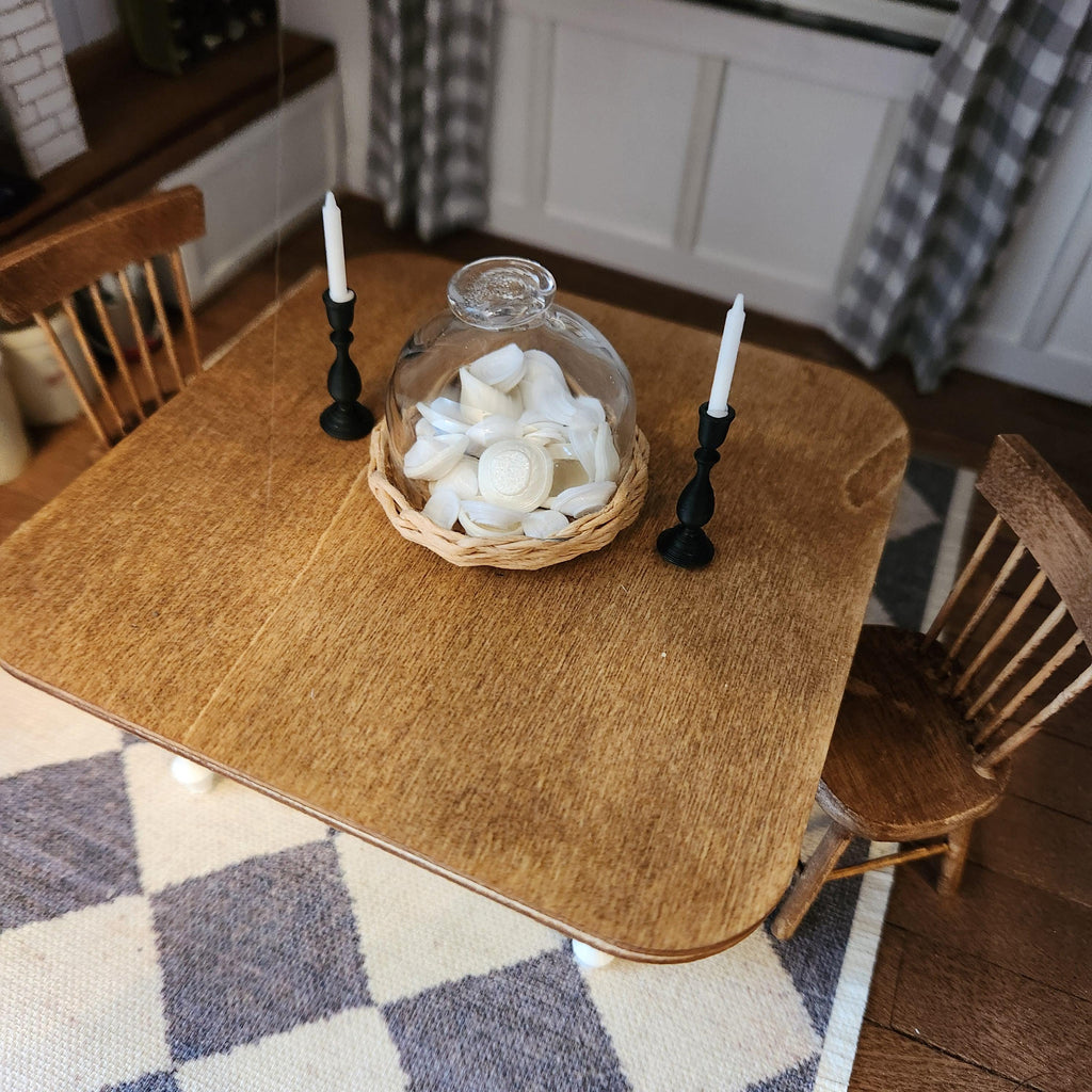 Dollhouse Miniatures DINING TABLE, dollhouse furniture, 1:12 scale