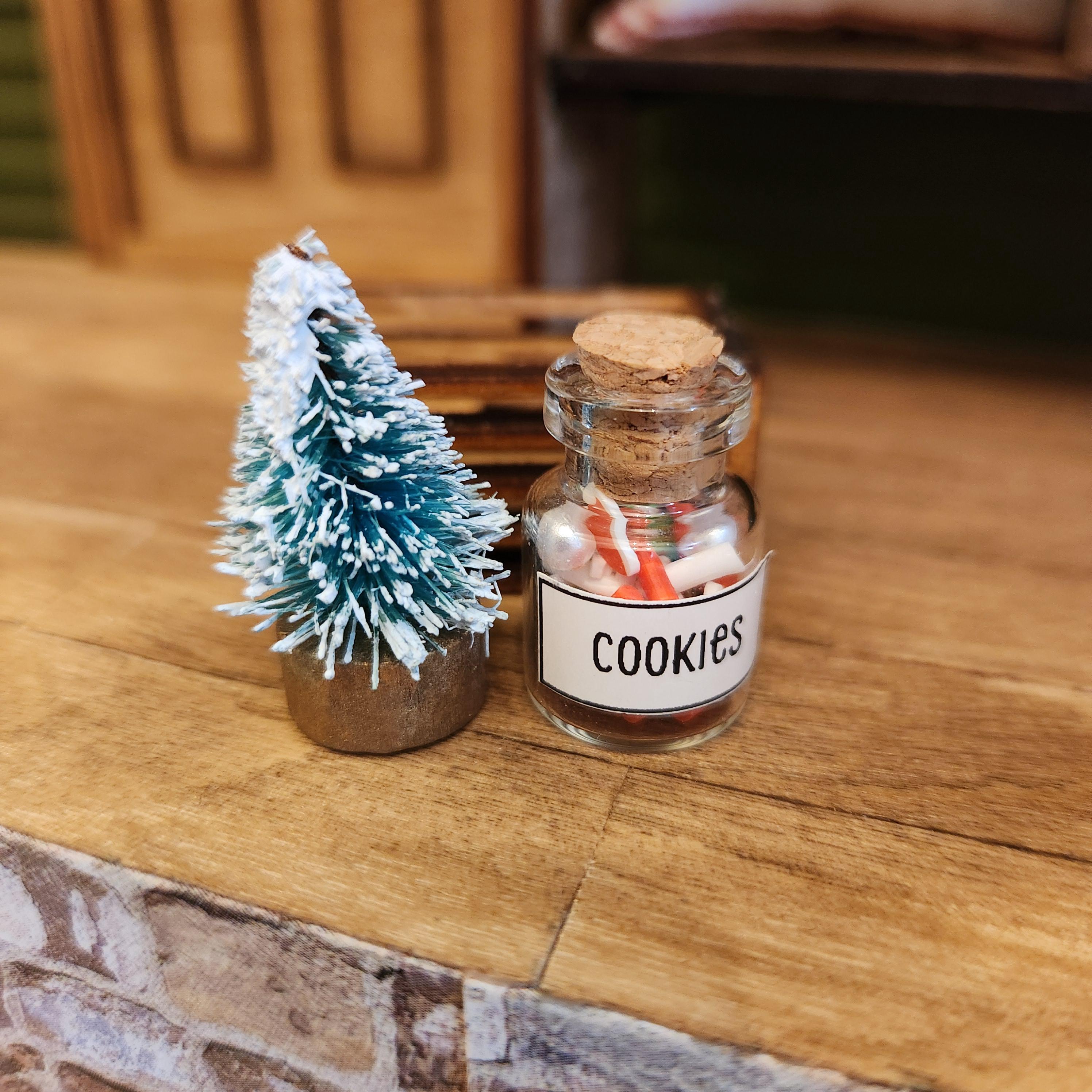 1:12 Scale Miniature Christmas Crate – Holiday "Baking Day" Vignette