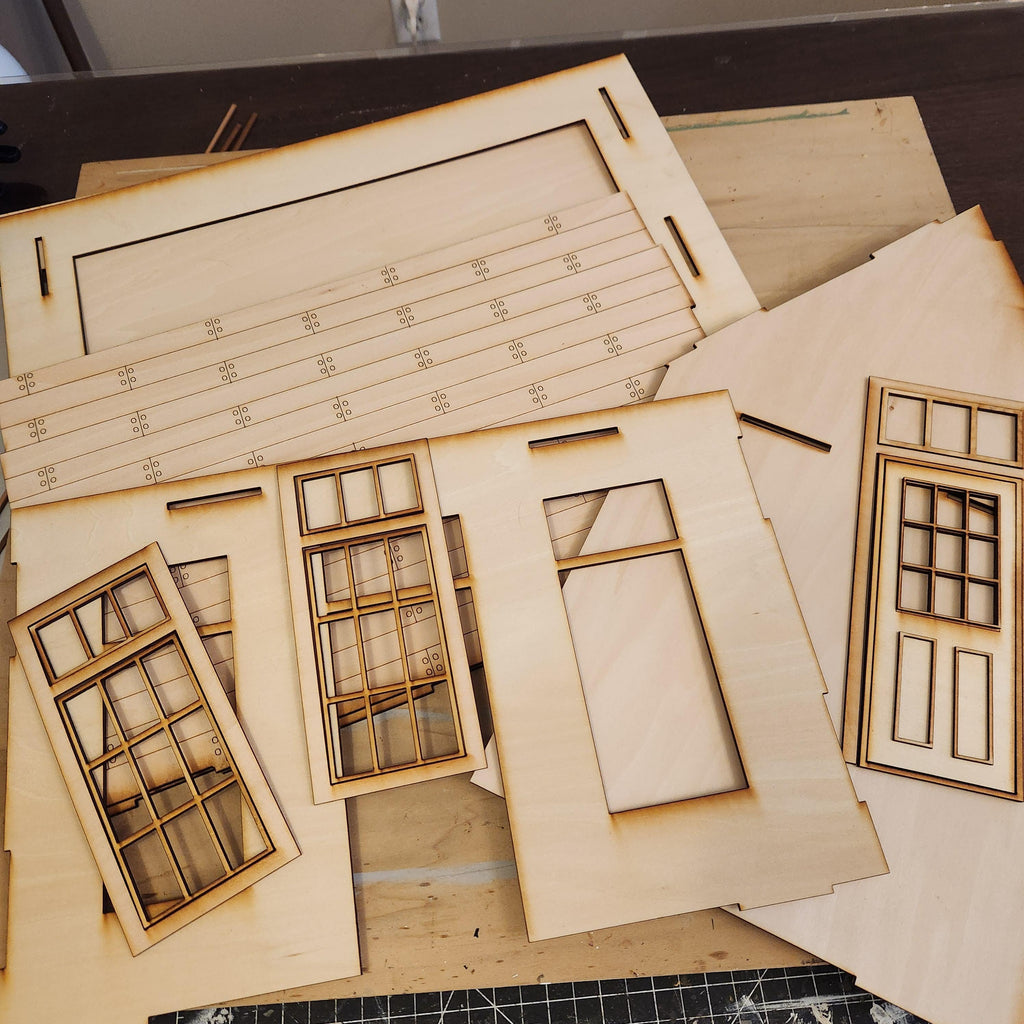 The Hideaway - DIY 1:12 Scale Dollhouse Base Kit