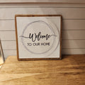 Dollhouse Miniature Sign, Welcome Home Decor, 1:12 Scale