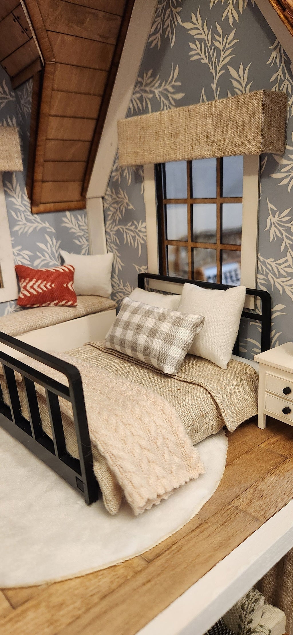 Modern Farmhouse Revival: Custom Renovated Vintage Dura-Craft Newberg Dollhouse