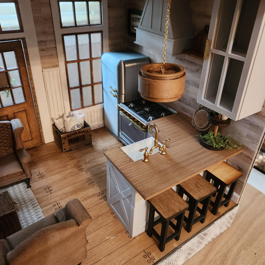 Fully Furnished 1:12 "1776" Custom Luxury Miniature Dollhouse Home __etsy:8123066245