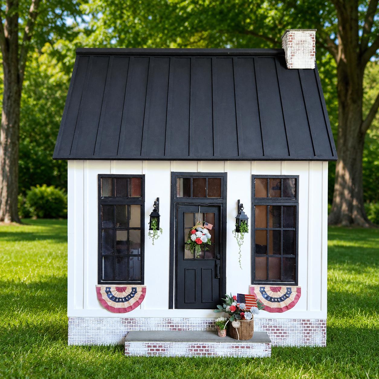 Fully Furnished 1:12 "1776" Custom Luxury Miniature Dollhouse Home __etsy:8123064181