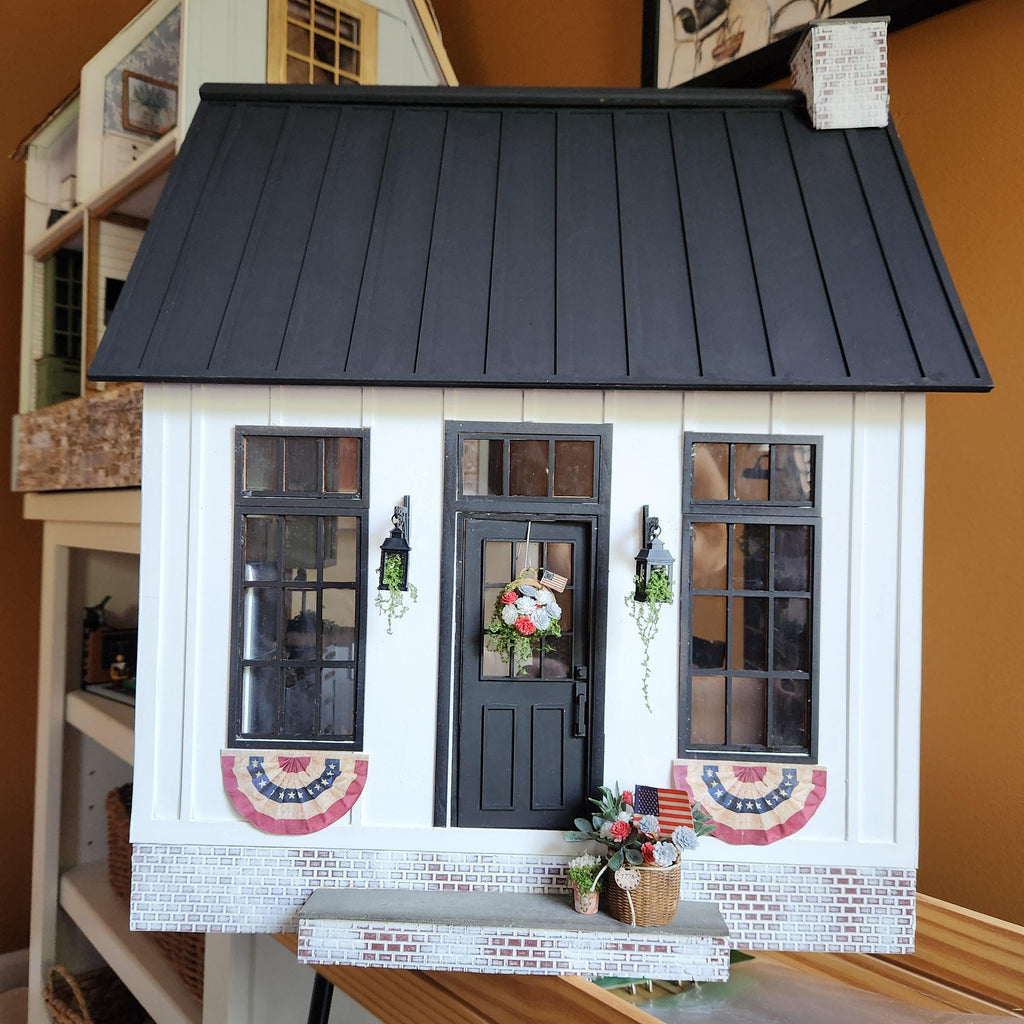 Fully Furnished 1:12 "1776" Custom Luxury Miniature Dollhouse Home __etsy:8075146150