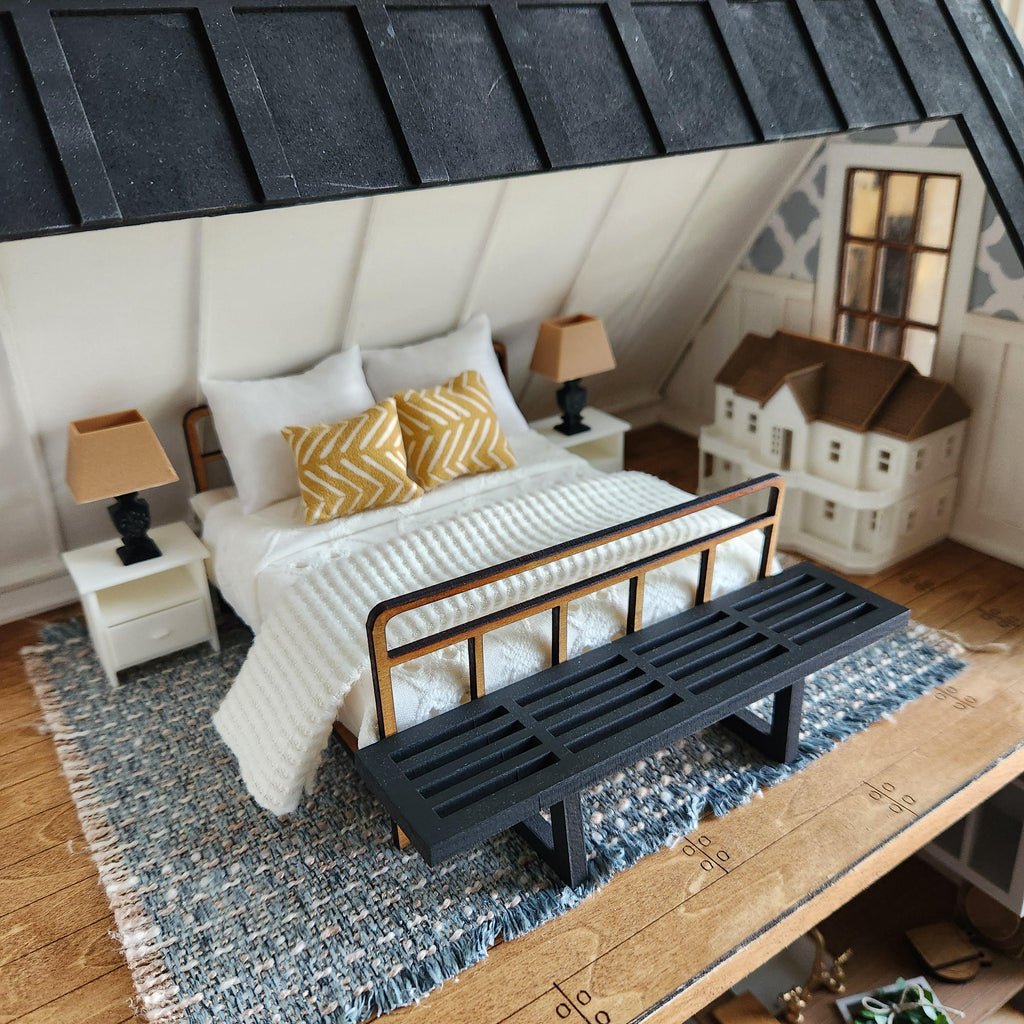 Fully Furnished 1:12 "1776" Custom Luxury Miniature Dollhouse Home __etsy:8123065071