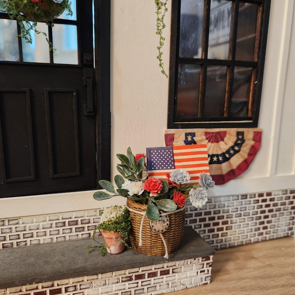 Fully Furnished 1:12 "1776" Custom Luxury Miniature Dollhouse Home __etsy:8075146912