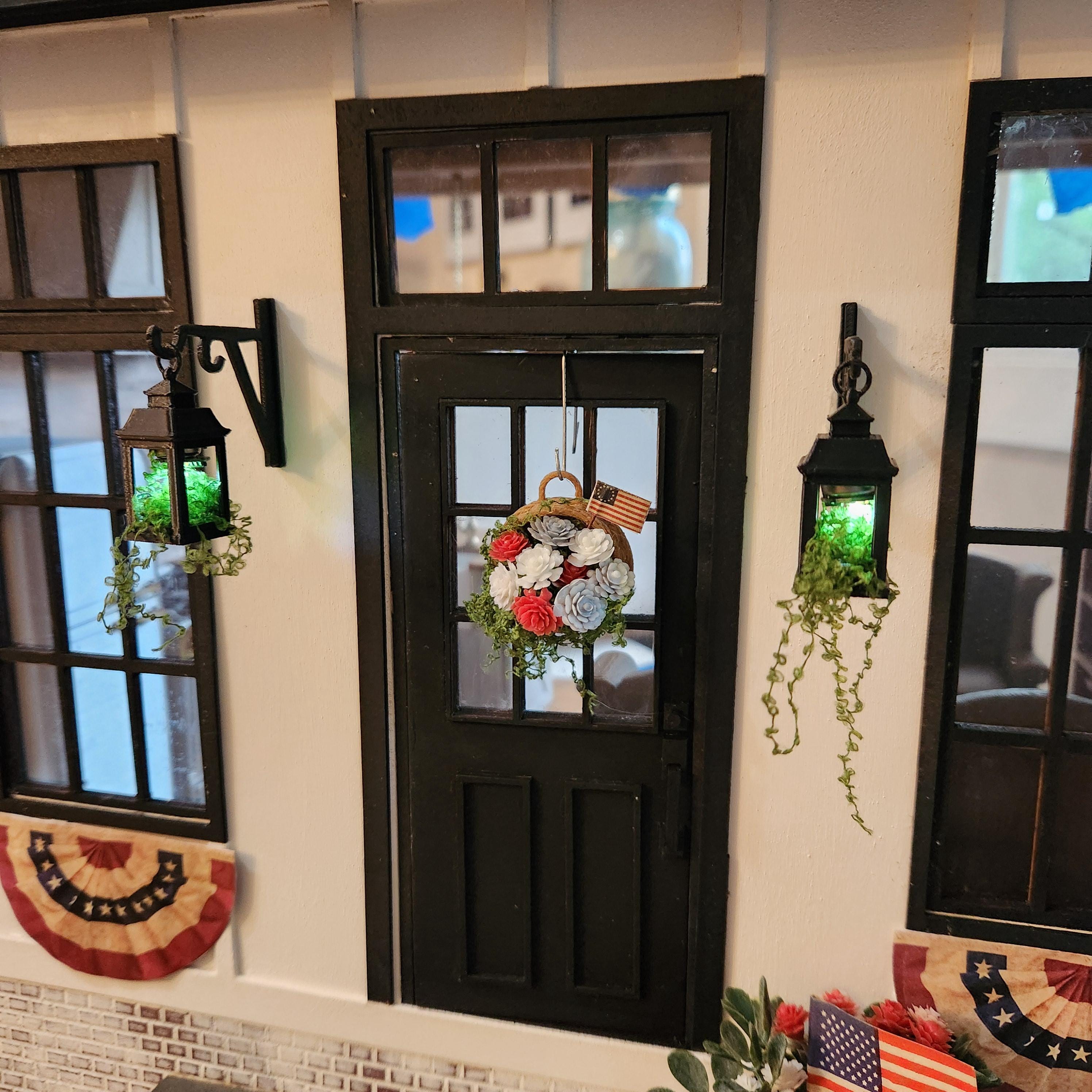 Fully Furnished 1:12 "1776" Custom Luxury Miniature Dollhouse Home __etsy:8123064955