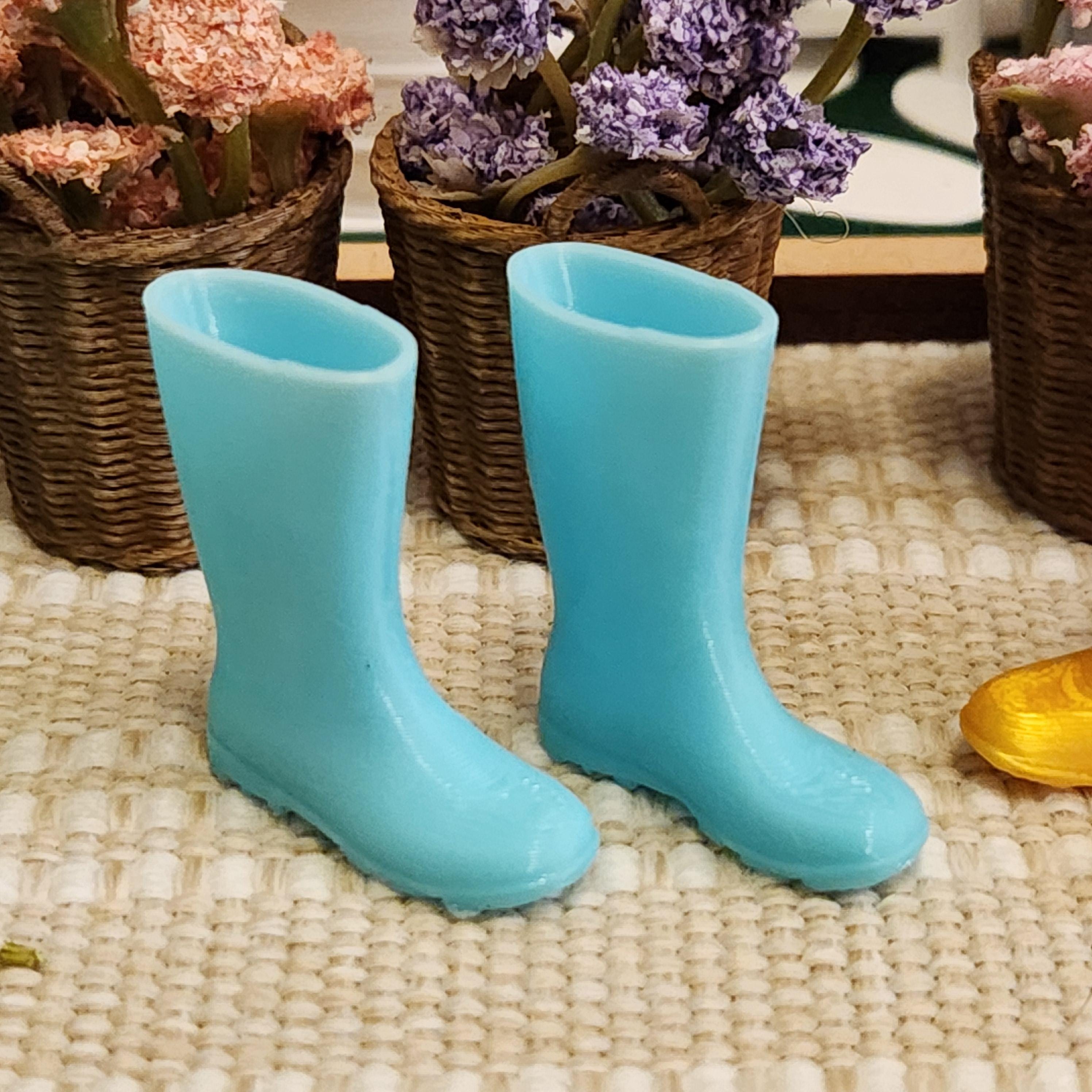 Tiny Puddles, Big Style | 1:12 Miniature Wellington Boots