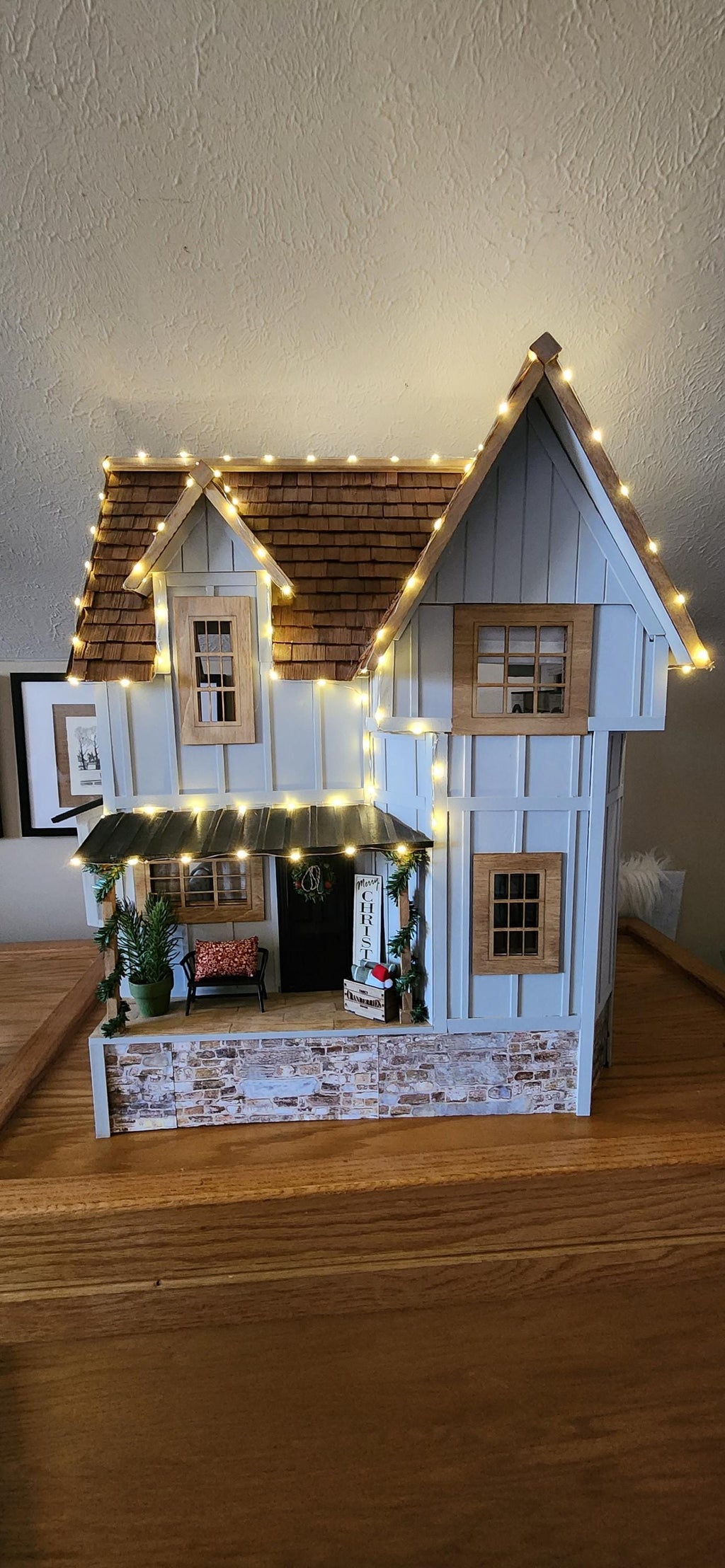 Modern Farmhouse Revival: Custom Renovated Vintage Dura-Craft Newberg Dollhouse