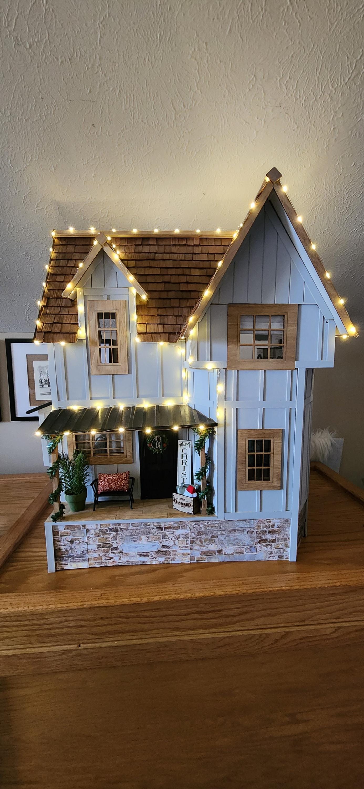Modern Farmhouse Revival: Custom Renovated Vintage Dura-Craft Newberg Dollhouse